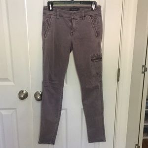 Mauve purple jeans